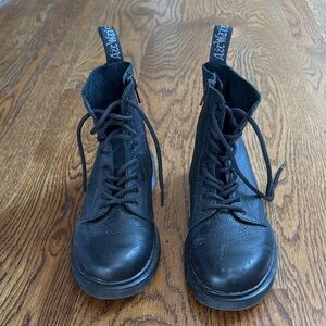 Dr. Martens Black Leather Ankle Boots